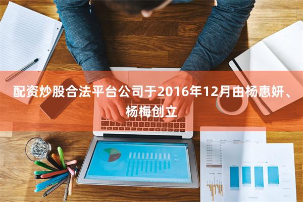 配资炒股合法平台公司于2016年12月由杨惠妍、杨梅创立