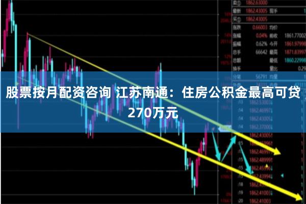 股票按月配资咨询 江苏南通：住房公积金最高可贷270万元